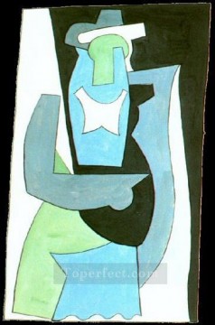 seated woman 2 1908 Pablo Picasso Oil Paintings